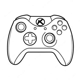 Cute Xbox Controller Coloring Page 30574-24492