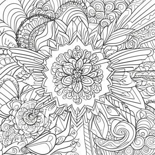 Kaleidoscope Patterns Coloring Page 30583-24495