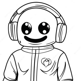 Dj Marshmello Coloring Pages