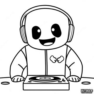 Dj Marshmello Coloring Page 30593-24502