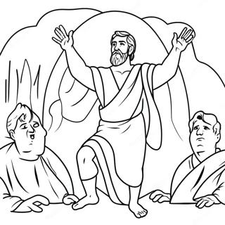 Saul Becomes Paul Coloring Pages