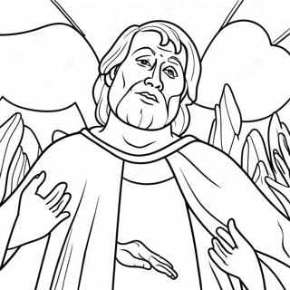 Saul Becomes Paul Transformation Coloring Page 30633-24535