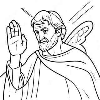 Saul Becomes Paul Transformation Coloring Page 30633-24536