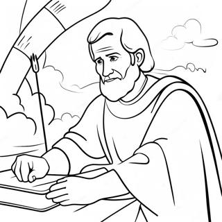 Saul Becomes Paul Journey Coloring Page 30634-24538