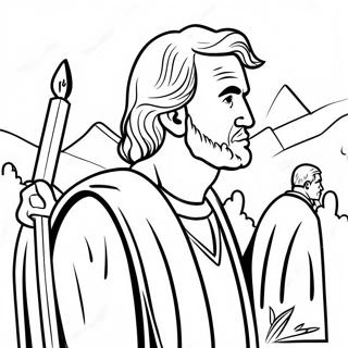 Saul Becomes Paul Journey Coloring Page 30634-24539