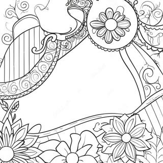 Colorful Blank Flag Template Coloring Page 30654-24555