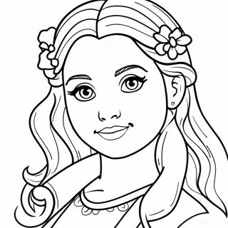 Pretty Girl Coloring Pages