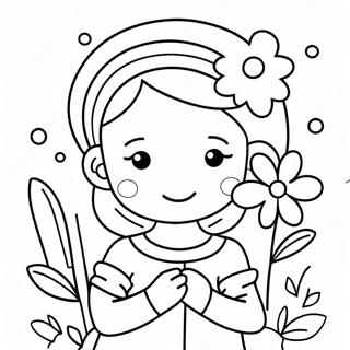 Pretty Girl Coloring Pages