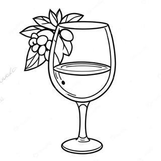 Wine Glass Coloring Page 30693-24583