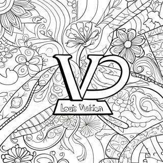 Louis Vuitton Logo Coloring Page 30713-24601