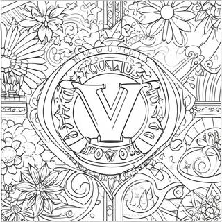 Louis Vuitton Logo Coloring Page 30713-24602