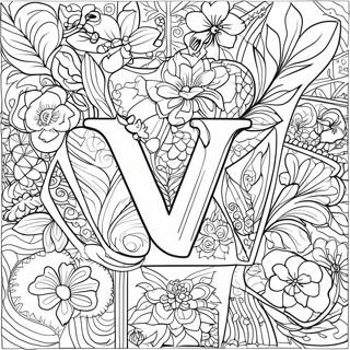 Louis Vuitton Logo Coloring Page 30713-24604