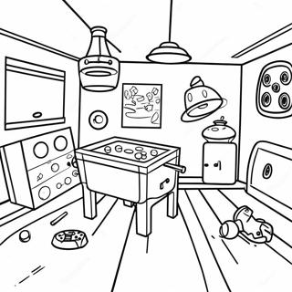 Rec Room Fun Coloring Page 30743-24621