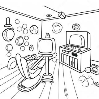 Rec Room Fun Coloring Page 30743-24622