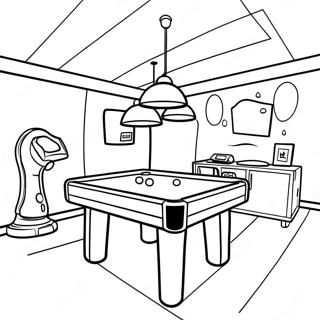 Rec Room Fun Coloring Page 30743-24623