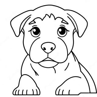 Playful Rottweiler Puppy Coloring Page 30754-24633