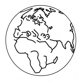 Continents Coloring Pages