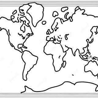 Colorful Continents Map Coloring Page 30764-24643