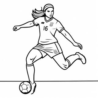 Alex Morgan Coloring Pages