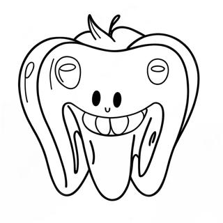 Dental Health Teeth Coloring Pages