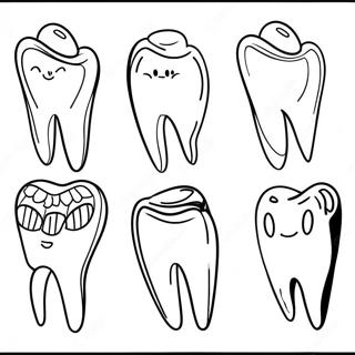 Dental Health Teeth Coloring Page 30783-24651