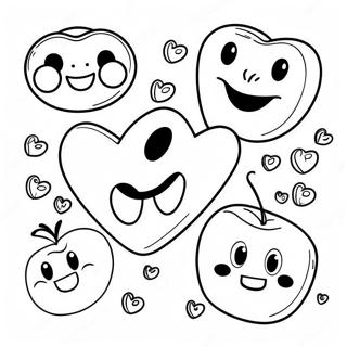 Happy Smiling Teeth Coloring Page 30784-24658