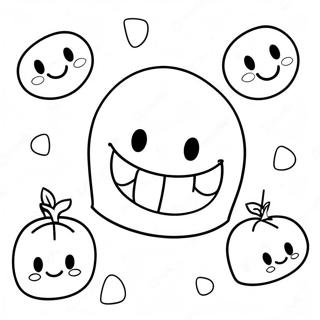 Happy Smiling Teeth Coloring Page 30784-24660