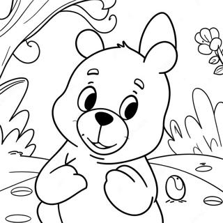 Winnie The Pooh Easter Bunny Coloring Page 30803-24672