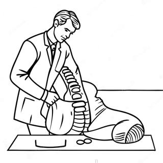 Chiropractic Coloring Page 30823-24686