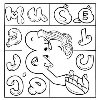 Asl Alphabet Coloring Page 30833-24698