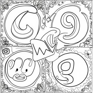 Asl Alphabet Coloring Page 30833-24700