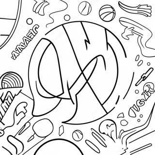 Wnba Logo Coloring Page 30843-24709