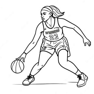 Wnba Coloring Pages