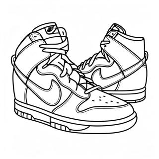 Nike Dunk Coloring Page 30903-24752