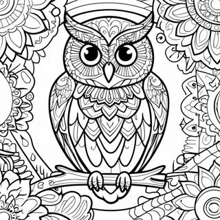 Owl Mandala Coloring Page 30913-24759