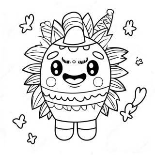 Colorful Pinata Coloring Page 30923-24763