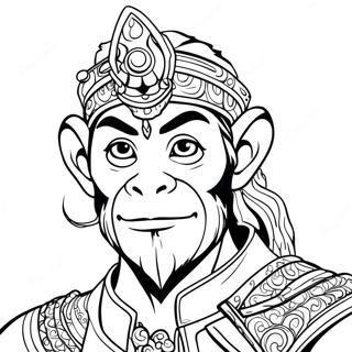 Monkey King Coloring Page 30933-24778