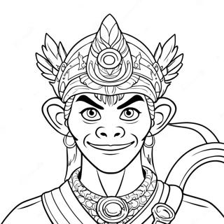 Monkey King Coloring Page 30933-24780