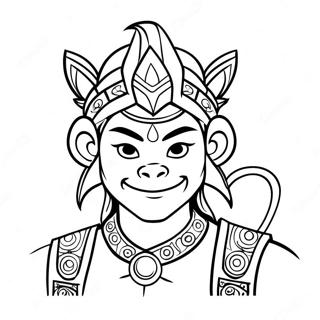 Monkey King Coloring Pages