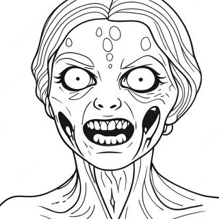 Horror Dark Coloring Pages