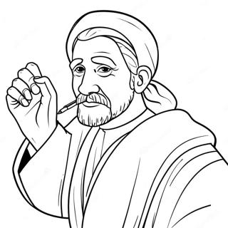 Creative Job Bible Characters Coloring Page 30954-24796