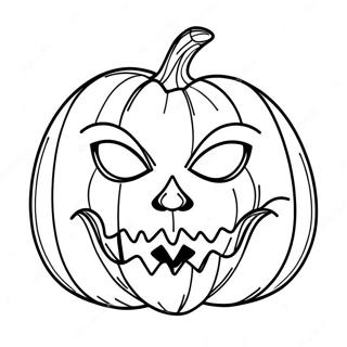 Halloween Mask Coloring Pages