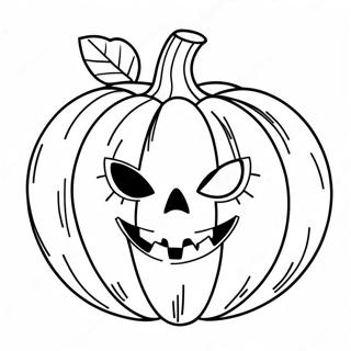 Spooky Pumpkin Mask Coloring Page 30984-24814