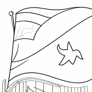 Chile Flag Coloring Page 30993-24824