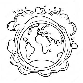 Climate Change Awareness Coloring Page 31013-24837