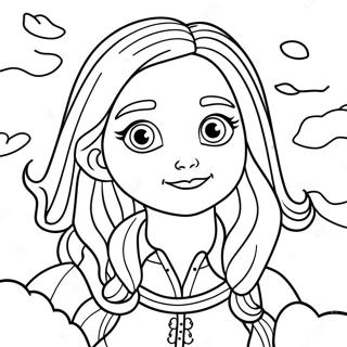 Luna Lovegood Coloring Page 31043-24857