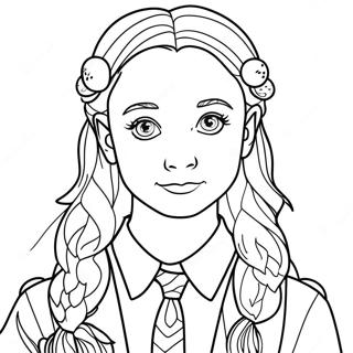 Luna Lovegood Coloring Page 31043-24859