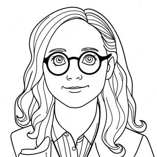 Luna Lovegood Coloring Page 31043-24860