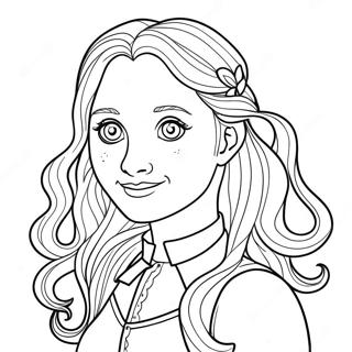 Whimsical Luna Lovegood Coloring Page 31044-24865