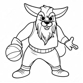 Dallas Mavericks Mascot Coloring Page 31094-24905